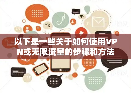 以下是一些关于如何使用VPN或无限流量的步骤和方法