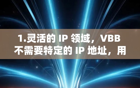 1.灵活的 IP 领域，VBB 不需要特定的 IP 地址，用户可以自定义 IP 的范围，覆盖多个地方