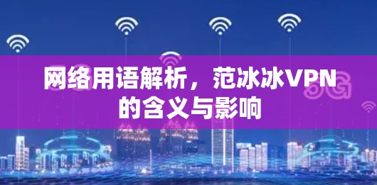 网络用语解析，范冰冰VPN的含义与影响