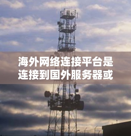 海外网络连接平台是连接到国外服务器或网络的工具，用于在不同国家使用服务器和网络。以下是对该领域的一些详细总结和步骤