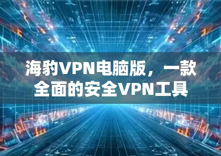 海豹VPN电脑版,一款全面的安全VPN工具 海豹VPN电脑版,一款全面的安全VPN工具
