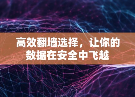 高效翻墙选择，让你的数据在安全中飞越